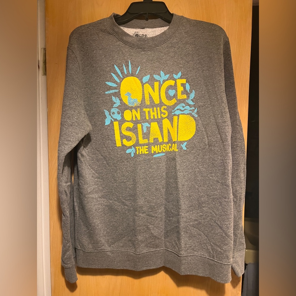 Once On This Island Broadway Musical Crewneck Sweatshirt Size Medium